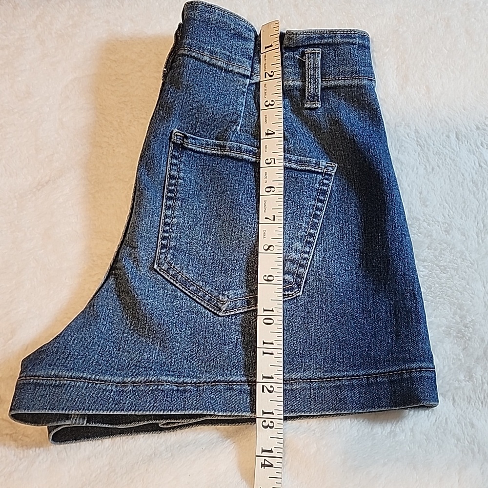 No Boundaries Blue Denim Shorts - Picture 4 of 9